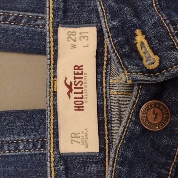 Hollister Juniors Skinny Jeans* Size 7 R* Excellent Used Condition* - Picture 2 of 5